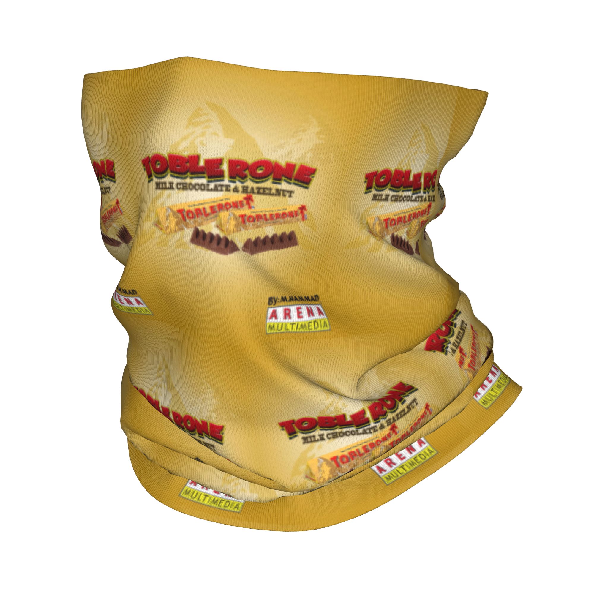 Neck Warmer Balaclava - Chocolat Tobler Toblerone 1959 Tim Print