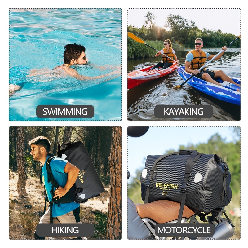 Waterproof Dry Duffel Bag Moto - Motorcycle Gear With Airbag recension och pris