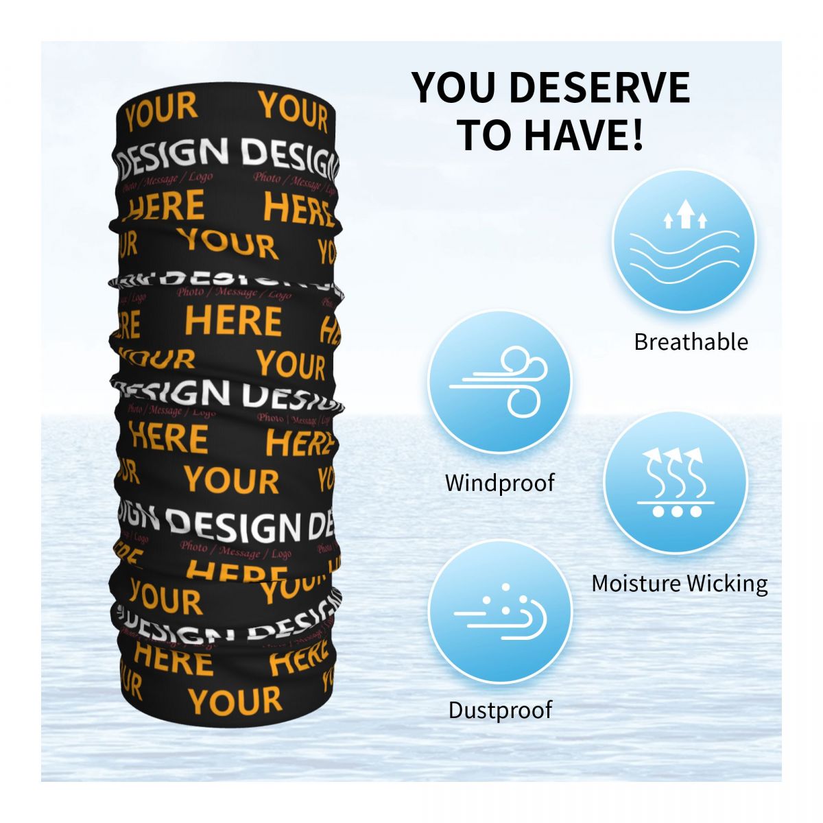Custom Your Design Here Bandan - Neck Warmer Balaclava recension och pris