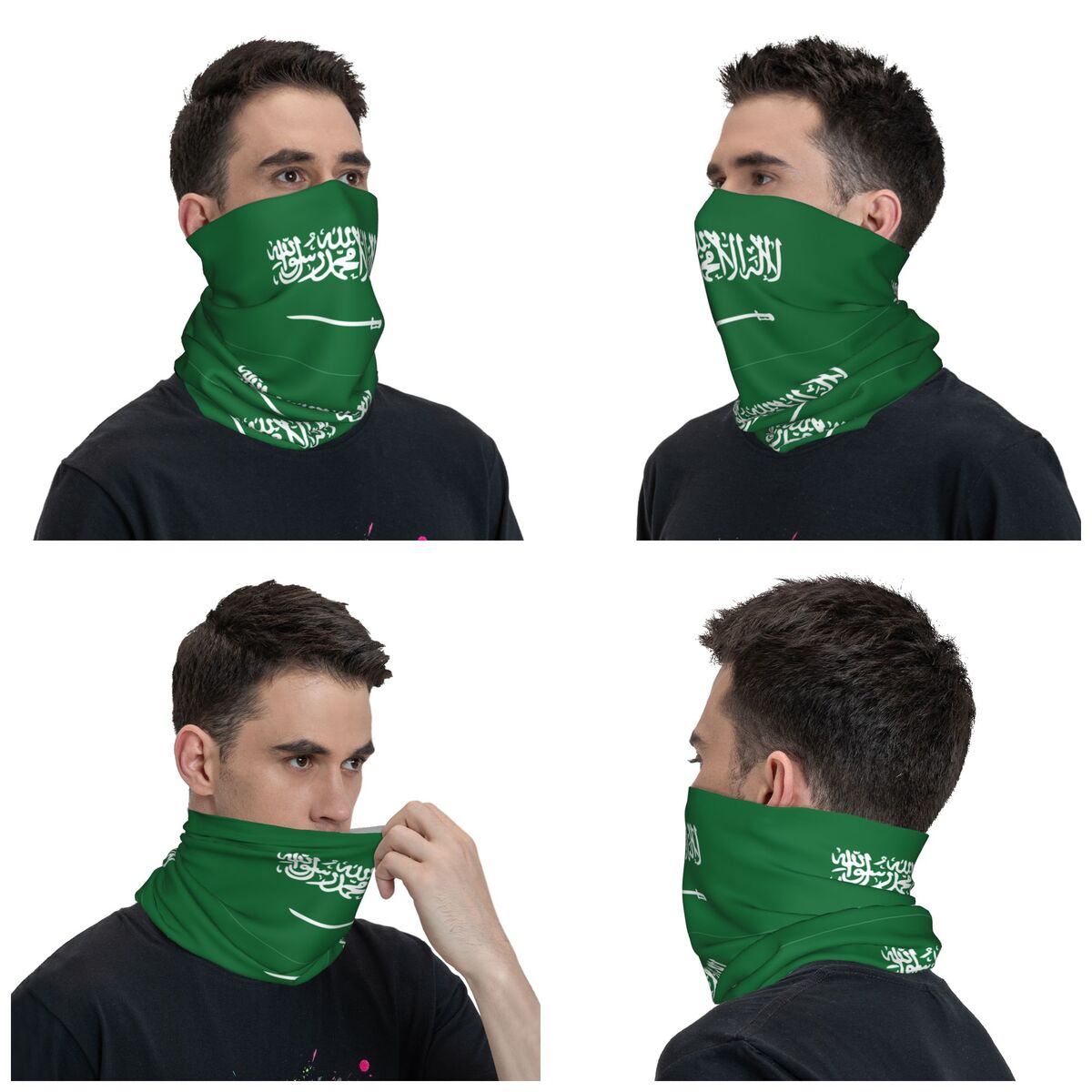 Saudi Arabia Flag Bandana Neck - Neck Warmer Balaclava recension och pris