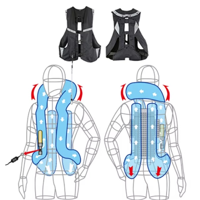 Durable Nylon Racing Moto Styl - Motorcycle Gear With Airbag recension och pris
