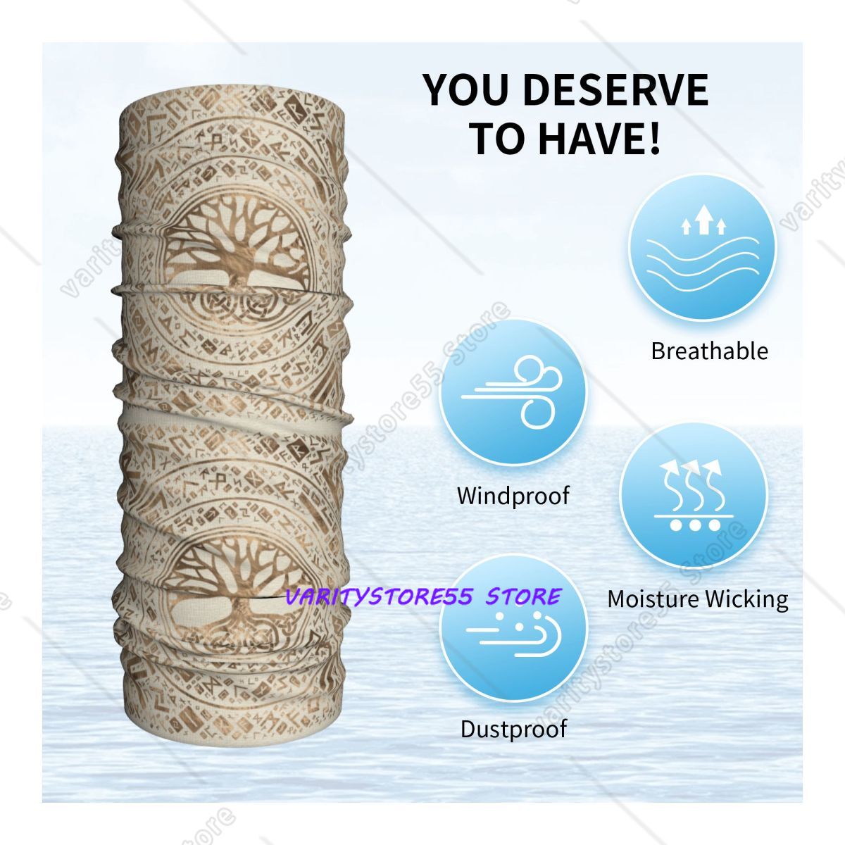 Custom Tree Of Life Viking Ygg - Neck Warmer Balaclava recension och pris